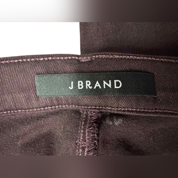 J Brand NWT Mid-Rise Super Skinny Jeans Dark Plum Size 28 - Picture 9 of 13